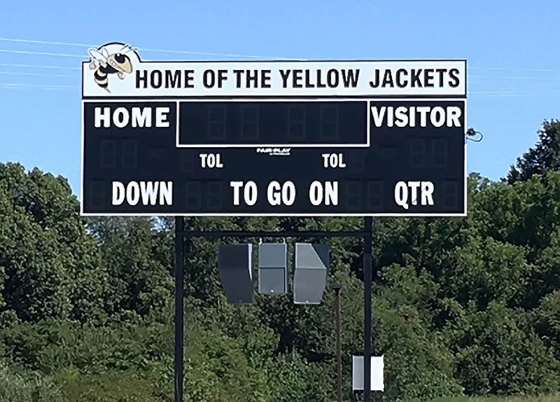 Springfield High School scoreboard