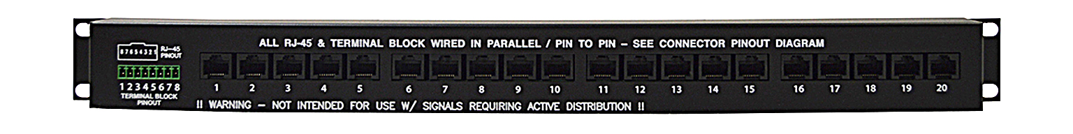 Redco Audio TB20 RJ-45 Analog Mult
