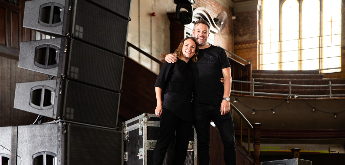 Julie Cotton and Nick Gosling at the Albert Hall, Manchester. Photo: Jody Hartley  