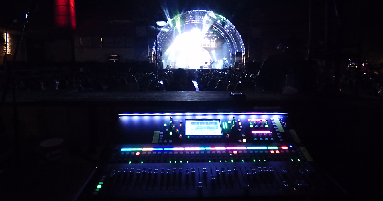 A&H SQ-7 console at FOH on Eleonora Zouganeli tour