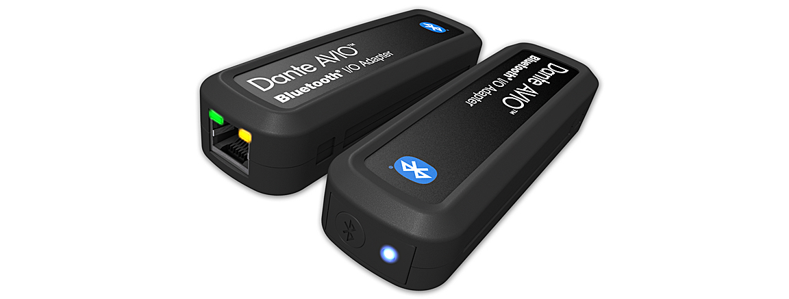 Audinate Dante AVIO Bluetooth and AVIO USB-C Adapters