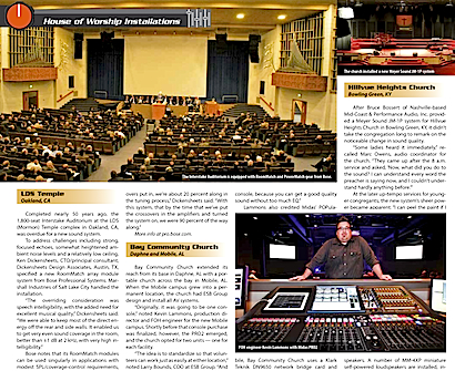 Looking for great church installs