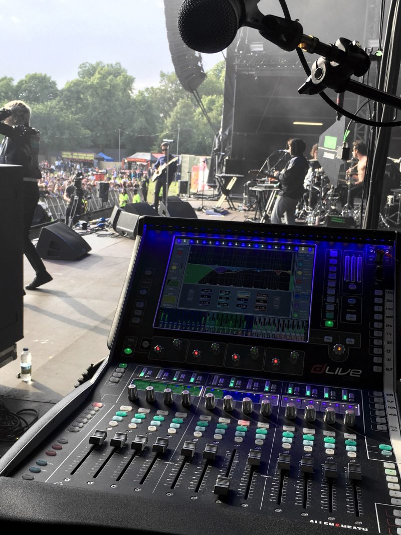 dLive C1500 providing FOH and monitor support for The Neighborhood