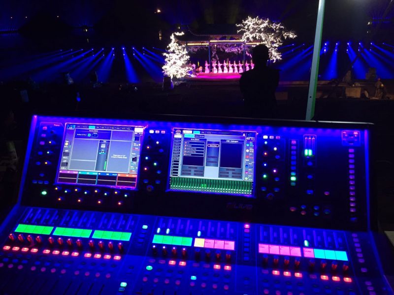 dLive at FOH during a performance of The Legend of Han Dynasty