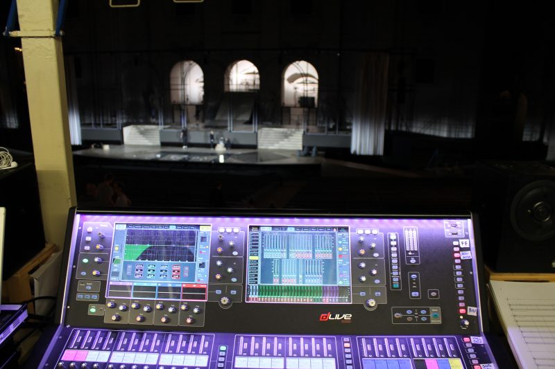 - Front of house position with dLive