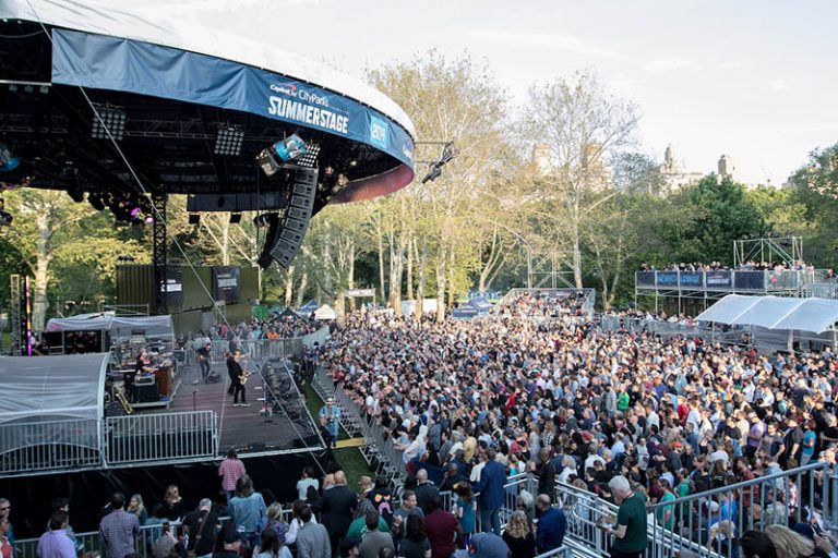 SummerStage Series in NYC’s Central Park Heard via d&b Sound System