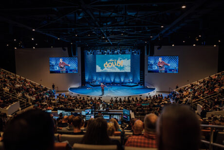 The new 1,300-seat worship center is equipped with a d&b audiotechnik XSL system