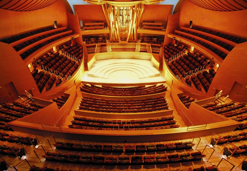 The Music Center's Walt Disney Concert Hall, home to new DiGiCo SD5 and SD10 mixing consoles (c) David C. Miller