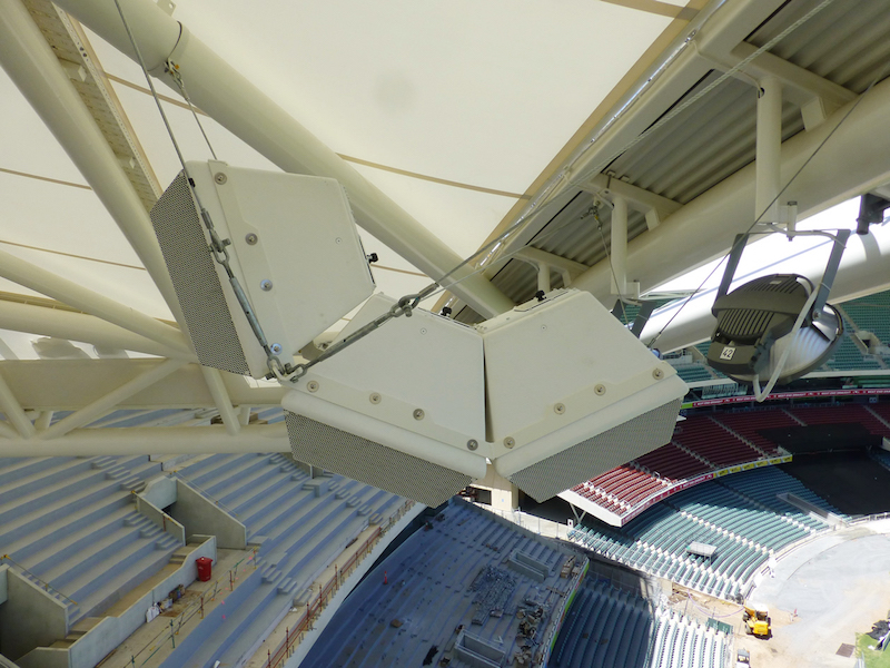 EAW audio array at the Adelaide Oval