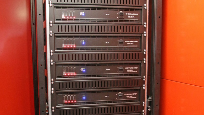 P 64 digital audio matrix manager from Dynacord at Estádio da Luz