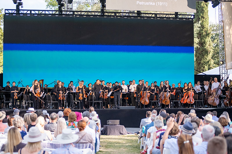 Stages at Festival Napa Valley Powered by Meyer Sound FOH Front of