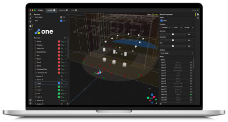 Highlights include new loudspeakers, upgraded software, and advanced digital signal processors with interactive demonstrations