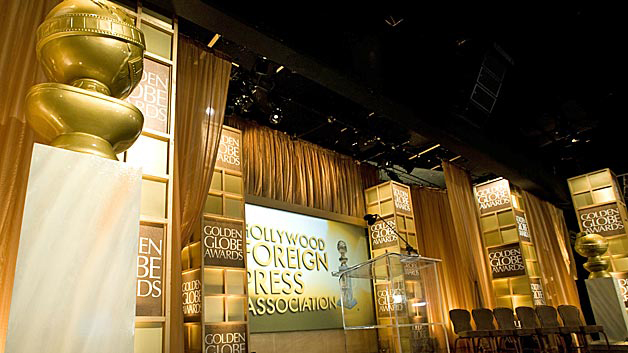 Golden Globe Stage prior to the 6PM Press Confence.
