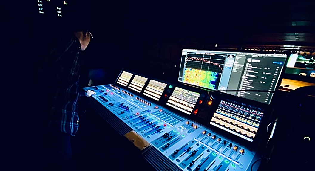 The church’s Soundcraft Vi7000 digital console