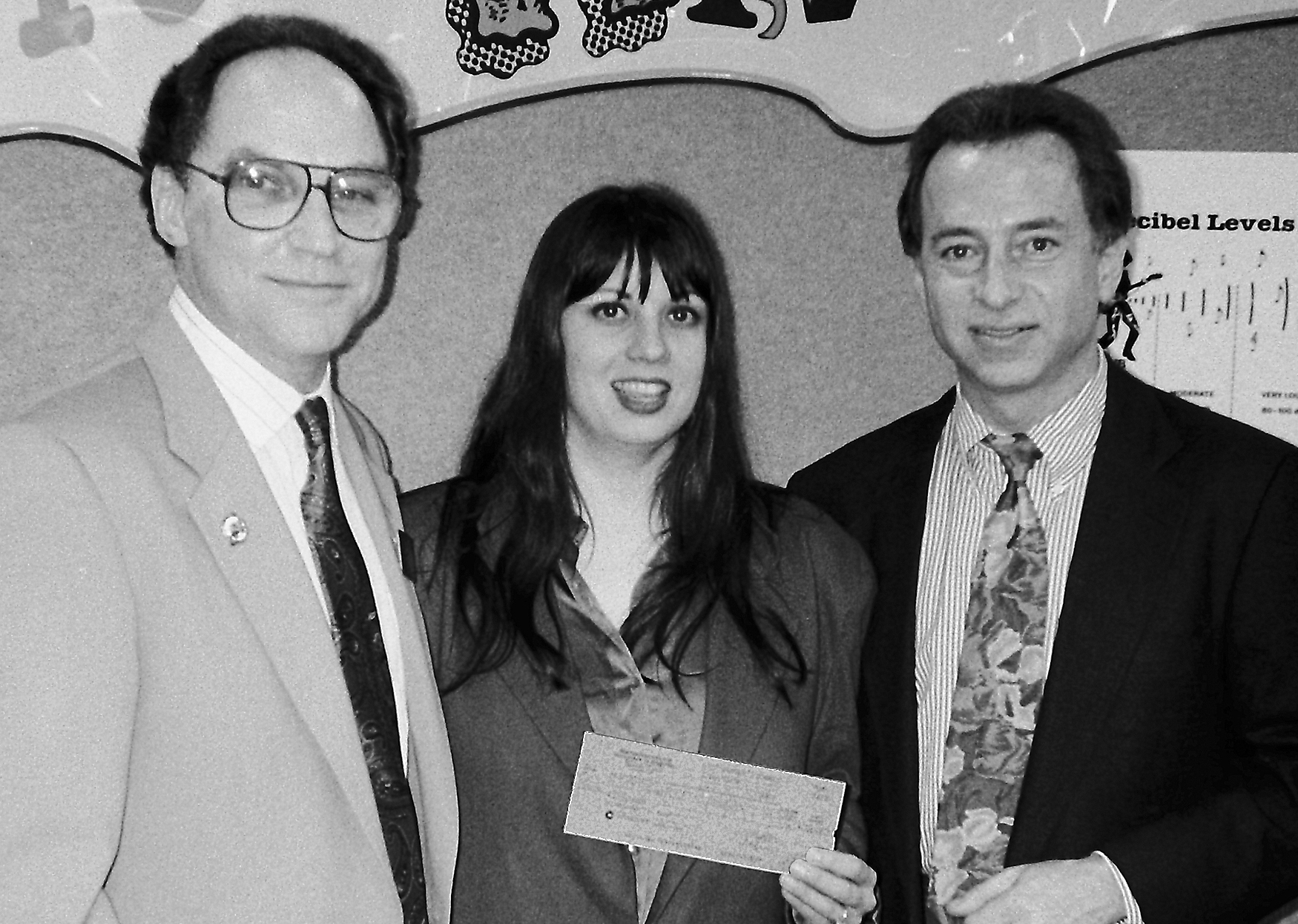 Among the recipients of TEC fundraising was Kathy Peck of HEAR — Hearing Education and Awareness for Rockers