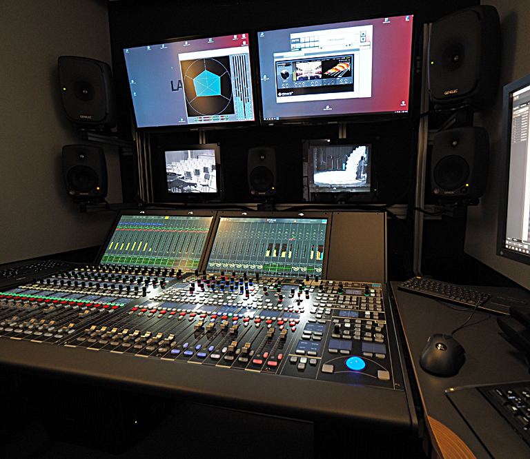 The new Lawo mc256 console at Volksoper Wien