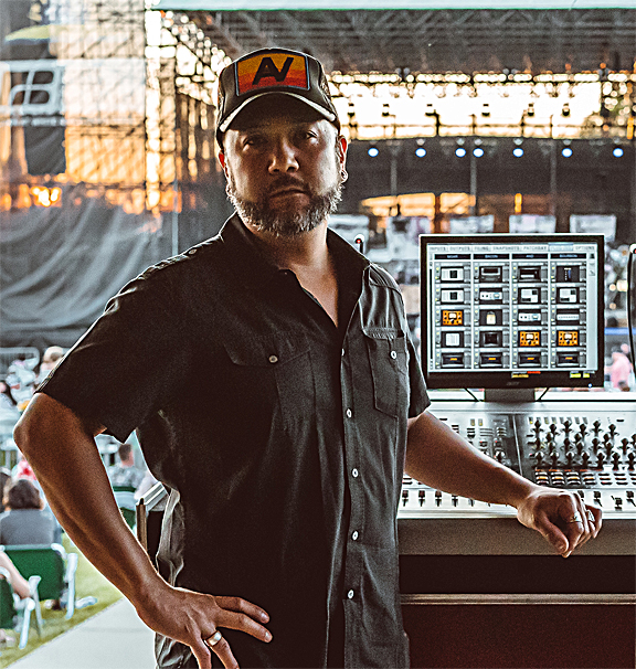 FOH Engineer Marcel Cacdac