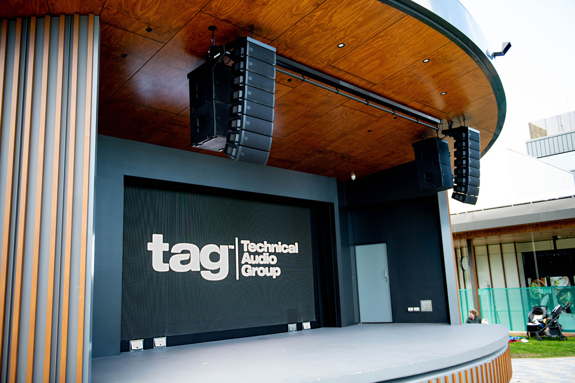 Xcite Audio Visual equipped the main stage with MLA Mini
