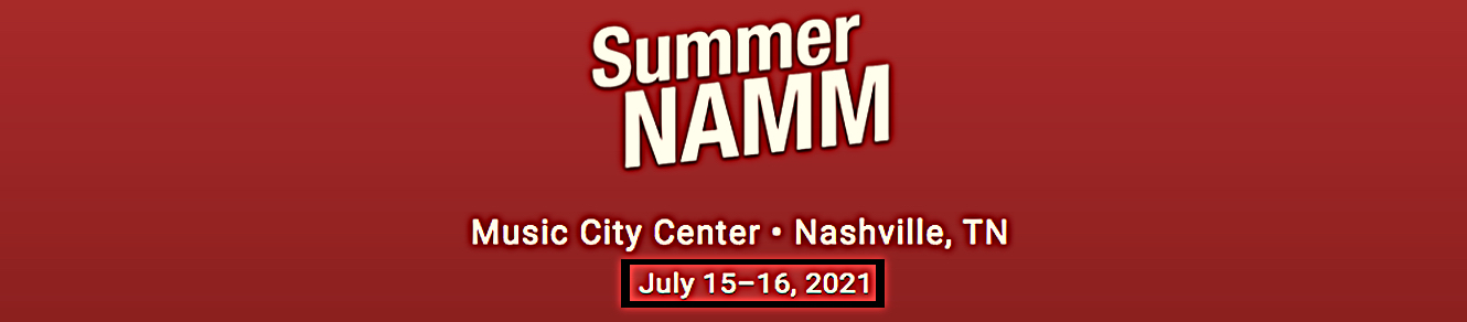 Summer NAMM Returns to Music City Center July 15-16