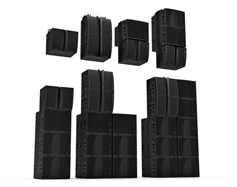 NEXO's Alpha+ Hybrid Source Sound System is an easy to stack, 3-box rig