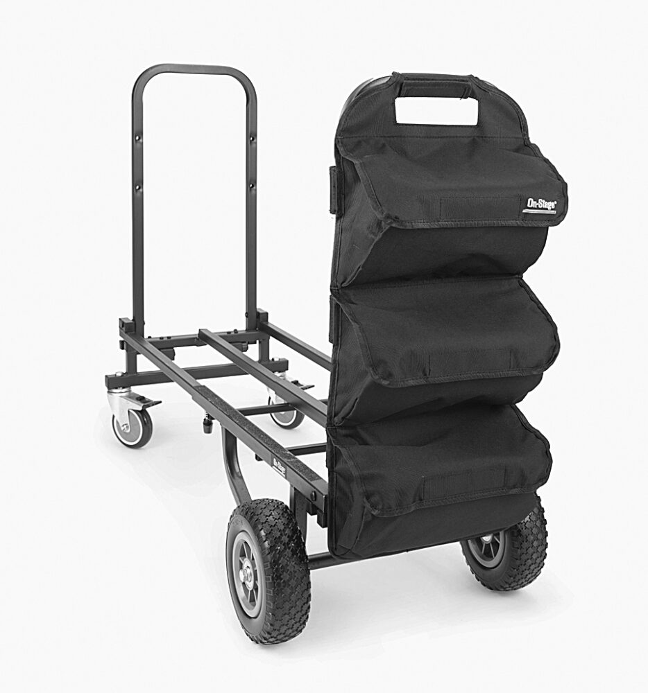 OnStage UCB1250 Utility Cart Handle Bag FOH Front of House Magazine
