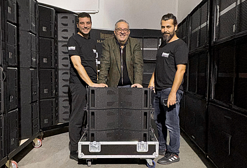 Left to right: Sarper Ulusel, Erkan Ulusel and Fatih Siranli of By Sound Creative Technics