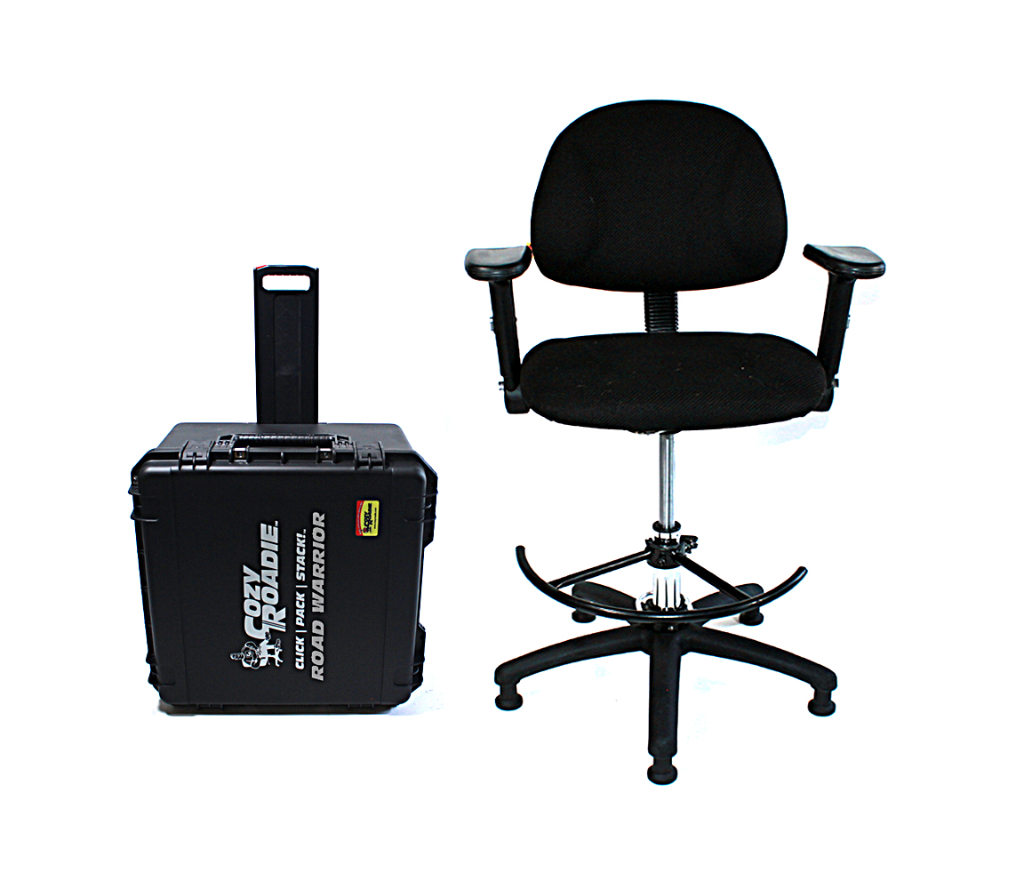 The Road Warrior comes apart in a snap and stores compactly in an optional SKB military-grade transit case for safe, easy transport.  to the next gig.