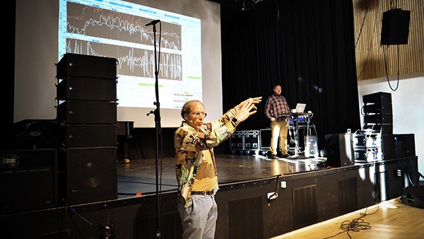 The sessions were held at Copenhagen’s Rhythmic Music Conservatory (RMC) under the auspices of Roskilde Festival Technical Training, a continuing initiative that provides high-level technical education in conjunction with the festival and throughout the year.