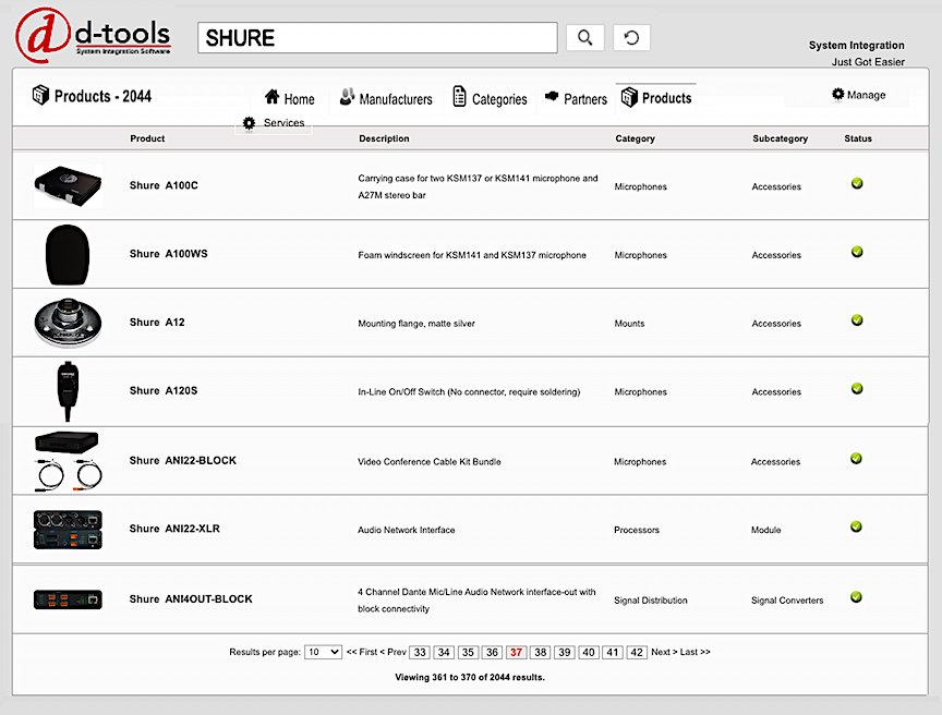  Shure has joined D-Tools’ Industry & Insights program