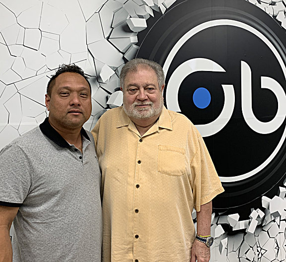Left-right: John Henry Quan, president/CEO of Johnny Q USA LLC; George Mederos, president and CEO of Caribbean Electronic Enterprises Inc.