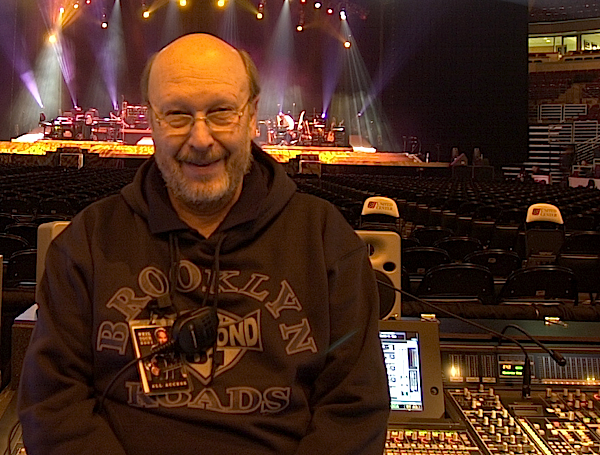 FOH engineer Stanley Miller