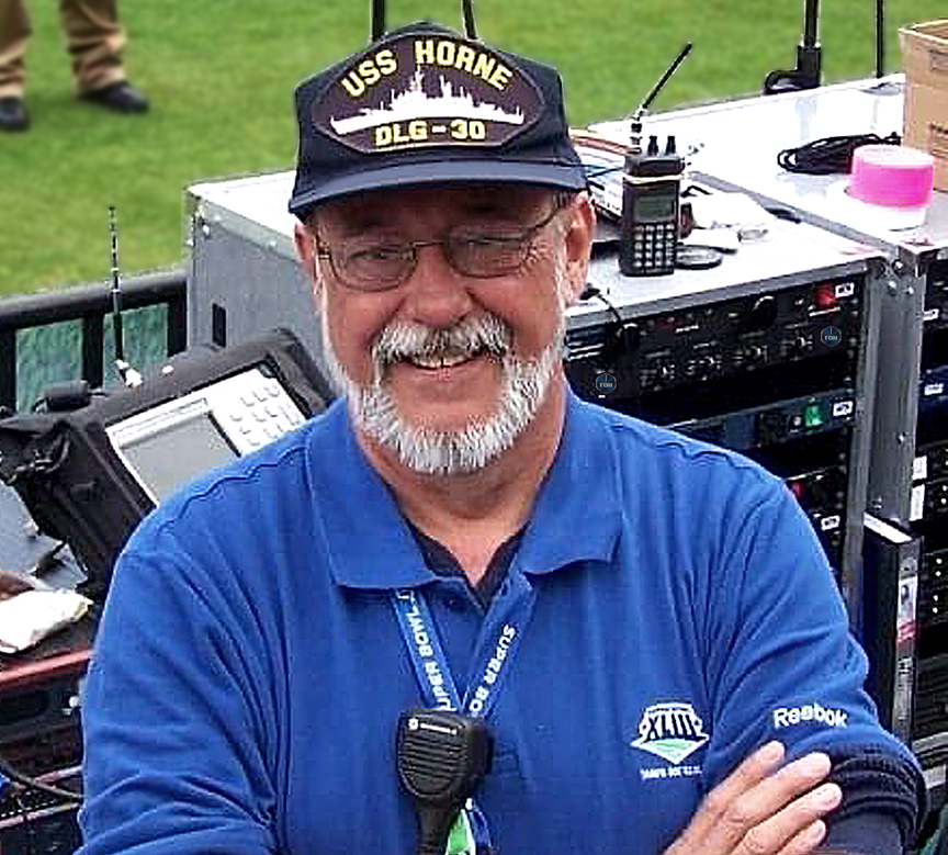 Sullivan, on the sidelines at the 2009 Super Bowl in Tampa