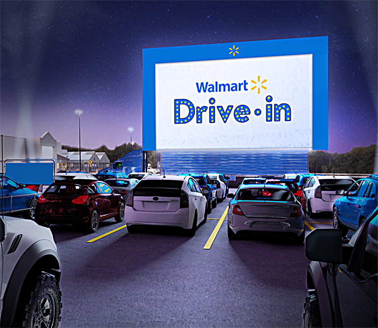 Walmart to Transform 160 of its Store Parking Lots into Drive-Ins