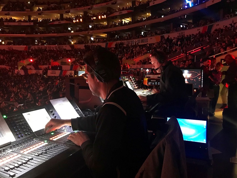 Firehouse Productions providing two Yamaha consoles for the NAB All-Star Game